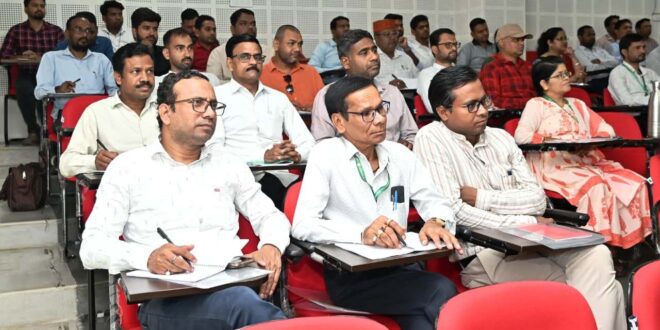 नवा रायपुर स्थित आईआईआईटी में डिजिटल दक्षता एवं एआई एकीकरण पर चरणबद्ध प्रशिक्षण सम्पन्न…..