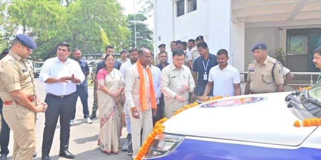 कोरबा जिले को मिली 22 नए डायल 112 वाहनों की सौगात, उद्योग मंत्री लखनलाल देवांगन ने दिखाई हरी झंडी, मिलेंगी आपातकालीन सेवाएँ….