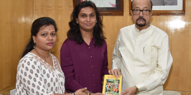 राज्यपाल रमेन डेका से पर्वतारोही सुश्री अंकिता गुप्ता ने की सौजन्य भेंट….