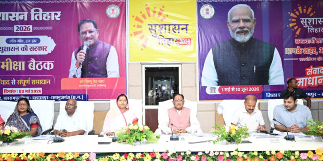 मुख्यमंत्री के निर्देश के बाद पत्थलगांव – कुनकुरी सड़क मरम्मत में आई तेजी…