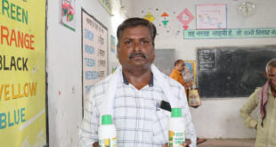 नैनो यूरिया से आसान हुई खेती, किसान गुलाबचंद राठौर को मिल रहे बेहतर परिणाम……