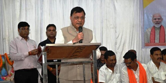 जनकल्याणकारी योजनाओं से बदल रही देश और गांवों की तस्वीर: उद्योग मंत्री लखन लाल देवांगन….