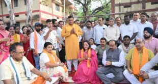 उप मुख्यमंत्री अरुण साव ने 2500 किलोलीटर क्षमता के पानी टंकी निर्माण का किया भूमिपूजन….