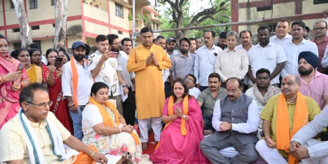 उप मुख्यमंत्री अरुण साव ने 2500 किलोलीटर क्षमता के पानी टंकी निर्माण का किया भूमिपूजन….