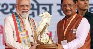 प्रधानमंत्री नरेन्द्र मोदी के नेतृत्व के 12 वर्ष पूर्ण होने पर मुख्यमंत्री विष्णु देव साय ने दी बधाई और शुभकामनाएं…..