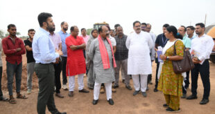 उप मुख्यमंत्री अरुण साव ने इंटिग्रेटेड स्पोर्ट्स स्टेडियम का किया स्थल निरीक्षण, कुछ दिनों पहले शुरू हुआ है काम…..