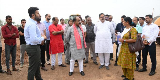 उप मुख्यमंत्री अरुण साव ने इंटिग्रेटेड स्पोर्ट्स स्टेडियम का किया स्थल निरीक्षण, कुछ दिनों पहले शुरू हुआ है काम…..