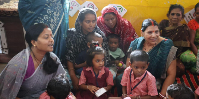 कुपोषण मुक्त छत्तीसगढ़ की दिशा में सशक्त पहल : मंत्री लक्ष्मी राजवाड़े ने एनआरसी और आंगनबाड़ी में बच्चों संग बिताया समय…..