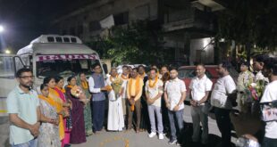 सोमनाथ स्वाभिमान यात्रा के लिए रायगढ़ से 17 श्रद्धालु रवाना, वित्त मंत्री ओ.पी. चौधरी ने दी शुभकामनाएं….