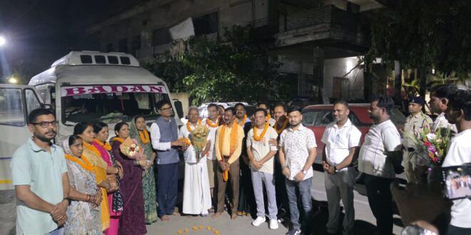 सोमनाथ स्वाभिमान यात्रा के लिए रायगढ़ से 17 श्रद्धालु रवाना, वित्त मंत्री ओ.पी. चौधरी ने दी शुभकामनाएं….