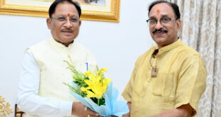 मुख्यमंत्री से छत्तीसगढ़ योग आयोग के नवनियुक्त अध्यक्ष संजय अग्रवाल ने की सौजन्य मुलाकात….