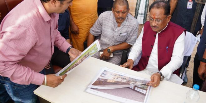 मुख्यमंत्री विष्णुदेव साय ने सलियाटोली में निर्माणाधीन नालंदा परिसर का किया निरीक्षण…..