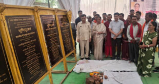 उद्योग मंत्री लखनलाल देवांगन ने किया कोरबा नगर निगम के विभिन्न वार्डों में विकास कार्यों का भूमिपूजन….