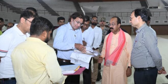 बहतराई खेल प्रशिक्षण केन्द्र में निर्माण और मरम्मत के कार्यों में देरी पर भड़के उप मुख्यमंत्री अरुण साव….