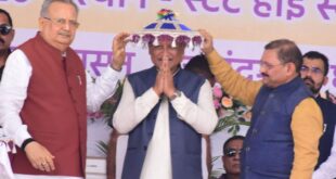 मुख्यमंत्री विष्णु देव साय की ने राजनांदगांव में 510 करोड़ रुपये से अधिक लागत के 333 विकास कार्यों का किया लोकार्पण-भूमिपूजन…..