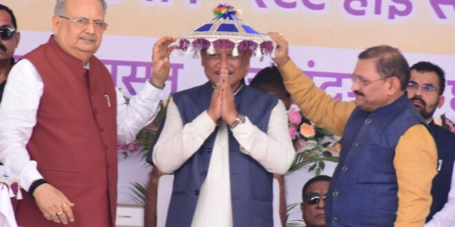 मुख्यमंत्री विष्णु देव साय की ने राजनांदगांव में 510 करोड़ रुपये से अधिक लागत के 333 विकास कार्यों का किया लोकार्पण-भूमिपूजन…..