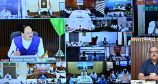 टीबी मुक्त भारत अभियान को लेकर केन्द्रीय स्वास्थ्य मंत्री श्री जे.पी. नड्डा ने राज्यों के स्वास्थ्य मंत्रियों एवं मुख्य सचिवों से की चर्चा….
