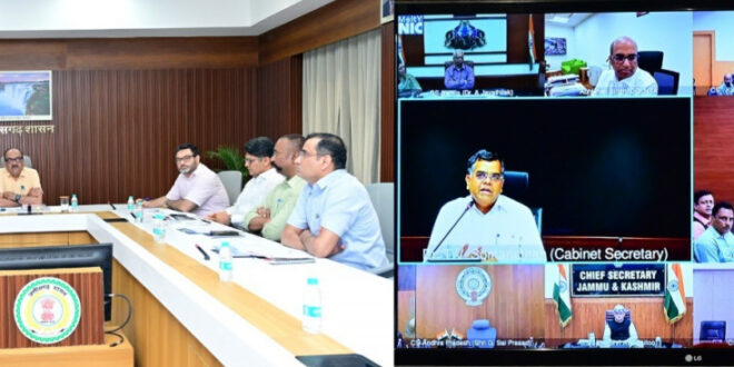 मुख्य सचिव का वीडियो कांफ्रेंस में शामिल, केबिनेट सचिव ने राष्ट्रीय महत्व के कार्यक्रमों एवं योजनाओं के एक्शन प्लान को लेकर किया विमर्श…..