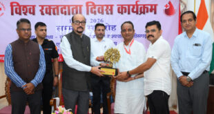 रक्तदान सबसे बड़ा दान, इससे बड़ी कोई सेवा नहीं – राज्यपाल डेका…..