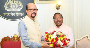राज्यपाल रमेन डेका से कृषि मंत्री नेताम ने की भेंट….