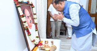 डॉ. श्यामा प्रसाद मुखर्जी भारत की एकता, अखंडता और राष्ट्रीय स्वाभिमान के सशक्त प्रहरी – मुख्यमंत्री श्री साय