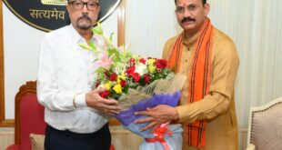 राज्यपाल रमेन डेका से स्वास्थ्य एवं परिवार कल्याण मंत्री जायसवाल ने की भेंट……