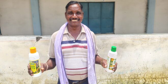पड़ोसी किसानों की सफलता से बढ़ा भरोसा, पहली बार नैनो यूरिया और नैनो डीएपी अपनाएंगे समयलाल….