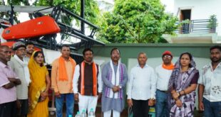 बीजापुर के सूदुर अंचल मांझीगुड़ा पहुंचे कृषि मंत्री रामविचार नेताम….