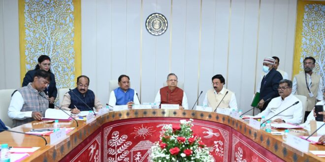 विधानसभा पावस सत्र की तैयारियां तेज, कार्य मंत्रणा समिति की बैठक में मुख्यमंत्री साय सहित वरिष्ठ नेता रहे मौजूद…..