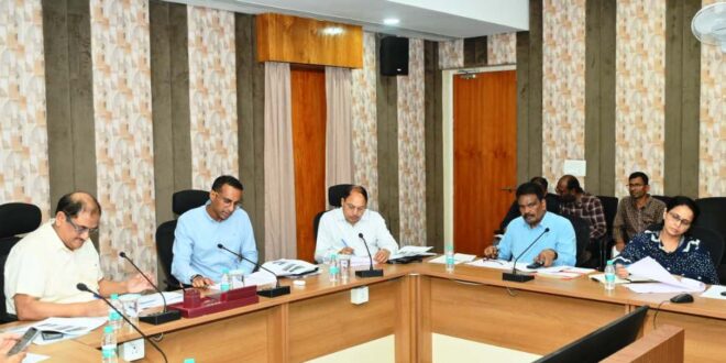 लोक निर्माण विभाग के सचिव ने जेलों में निर्माणाधीन कार्यों की प्रगति की समीक्षा की…..