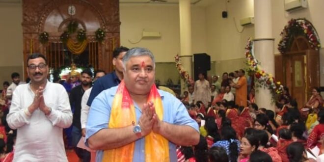 माँ बनभौरी धाम में नतमस्तक हुए पर्यटन एवं संस्कृति मंत्री राजेश अग्रवाल, प्रदेश की सुख-समृद्धि और खुशहाली की कामना की…..