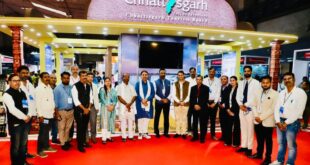 ट्रैवल एंड टूरिज्म फेयर कोलकाता-2026 में ‘बेस्ट डेकोरेशन ऑफ स्टॉल एंड अपीयरेंस’ सम्मान से बढ़ी प्रदेश की प्रतिष्ठा, 21 राज्यों के बीच छत्तीसगढ़ टूरिज्म बोर्ड के अभिनव पवेलियन को मिला राष्ट्रीय सम्मान…..