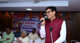 रायपुर विकास प्राधिकरण के नए उपाध्यक्ष डॉ. जय प्रकाश शर्मा ने संभाला पदभार, वित्त, आवास एवं पर्यावरण मंत्री ओ.पी. चौधरी हुए समारोह में शामिल