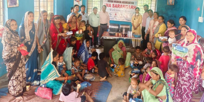 कुपोषण के खिलाफ: आईएमए और प्रशासन की जुगलबंदी से संवर रहा 30 बच्चों का बचपन….
