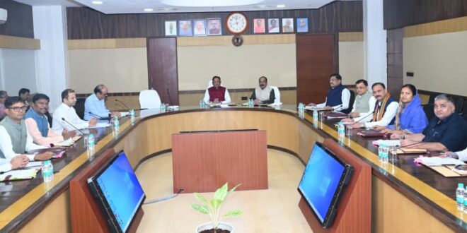 मुख्यमंत्री विष्णु देव साय की अध्यक्षता में कैबिनेट बैठक संपन्न, कई महत्वपूर्ण प्रस्तावों पर लगी मुहर…..