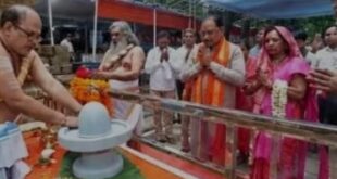 आमंत्रण पर मुख्यमंत्री श्री विष्णु देव साय ने भोरमदेव मंदिर पहुंचकर की पूजा-अर्चना, प्रदेश की सुख-समृद्धि की कामना