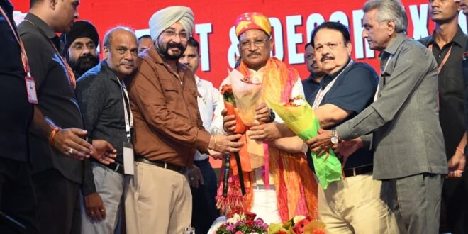 छत्तीसगढ़ में उद्योग और व्यापार के लिए अनुकूल वातावरण, नई उद्योग नीति से निवेश को मिल रही नई गति,सीजी टेंट एंड डेकोर एक्सपो-2026 में शामिल हुए मुख्यमंत्री विष्णुदेव साय