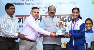 ज्ञानेश्वरी की सफलता से राज्य के युवा लेंगे प्रेरणा, खेलों के लिए तैयार होगा अच्छा वातावरण – उप मुख्यमंत्री अरुण साव…..