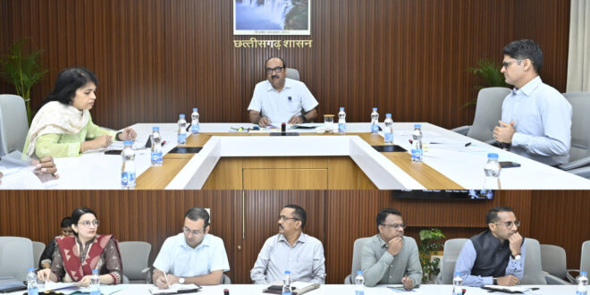 उपराष्ट्रपति के 2 सितंबर को प्रस्तावित छत्तीसगढ़ प्रवास की तैयारियों की मुख्य सचिव विकासशील ने की समीक्षा…..