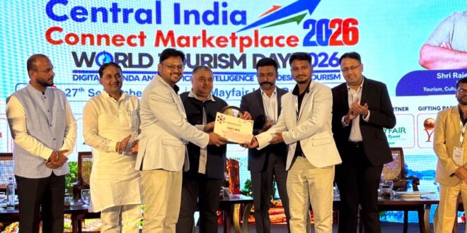 पर्यटन के नक्शे पर जशपुर की नई पहचान, ‘ट्रिप्पी हिल्स’ को सर्वश्रेष्ठ एडवेंचर टूरिज्म अवॉर्ड 2026,विश्व पर्यटन दिवस पर पर्यटन एवं संस्कृति मंत्री राजेश अग्रवाल ने किया सम्मानित