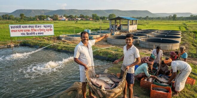 बदलाव की मिसाल : बदली किसानों की किस्मत प्रधानमंत्री मत्स्य संपदा योजना से, पारंपरिक खेती के साथ मछली पालन बन रहा अतिरिक्त आमदनी का मजबूत जरिया….