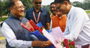 रायगढ़ पहुंचने पर मुख्यमंत्री विष्णुदेव साय का हुआ भव्य स्वागत…..