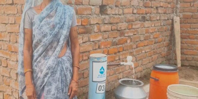 सेवा का संकल्प, विकास की धार : नगरी के पंडरवाही में घर-घर नल से बह रही खुशहाली…..