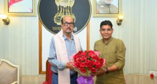 राज्यपाल रमेन डेका से मंत्री टंकराम वर्मा ने की सौजन्य भेंट….
