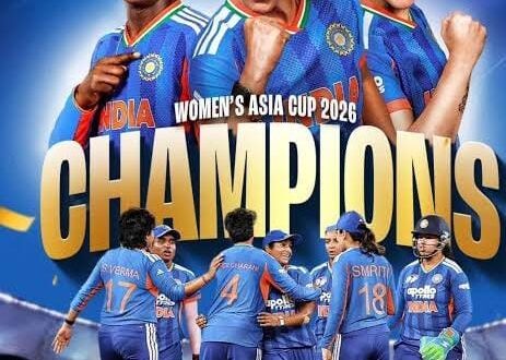 महिला टी-20 एशिया कप 2026 की चौंपियन बनी भारतीय टीम, वित्त मंत्री ओपी चौधरी ने दी बधाई….