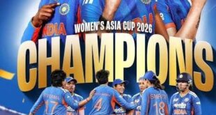 महिला टी-20 एशिया कप 2026 की चौंपियन बनी भारतीय टीम, वित्त मंत्री ओपी चौधरी ने दी बधाई….