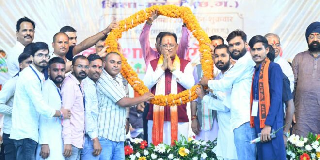 मुख्यमंत्री विष्णु देव साय ने 21 विकास कार्यों का किया लोकार्पण एवं शिलान्यास: मदकू में 68.96 करोड़ रुपये के विकास कार्यों की सौगात, ट्रॉमा सेंटर और इको टूरिज्म सेंटर सहित कई बड़ी घोषणाएं…..