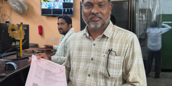 सेवा संकल्प अभियान : सेवा की कहानी : रजिस्ट्री हुई और तुरंत हो गया नामांतरण, अजीत राम साहू को नहीं लगाने पड़े तहसील के चक्कर…..