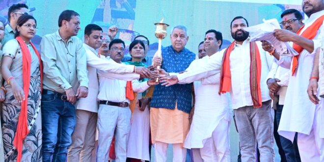 जीपीएम में विकसित भारत के संकल्प के साथ निकली सेवा ज्योति यात्रा,प्रधानमंत्री नरेंद्र मोदी के जनसेवा के राष्ट्रसेवा के 25 वर्ष पूर्ण होने पर विकसित भारत संकल्प सभा आयोजित…