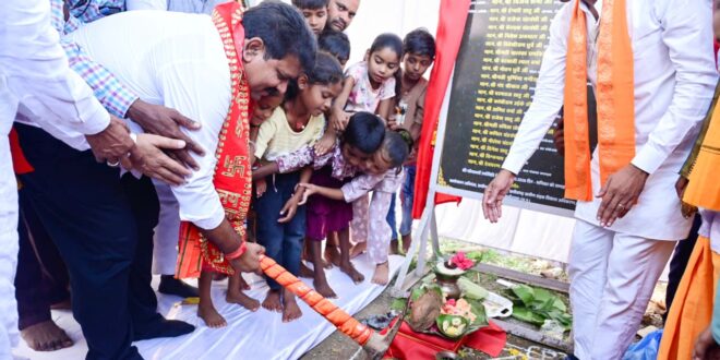 ’उप मुख्यमंत्री विजय शर्मा ने तीन गांवों में 1.55 करोड़ रुपए के गौरव पथ निर्माण का किया भूमिपूजन’…..
